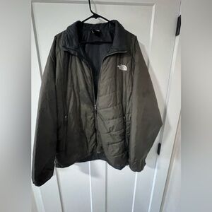 The North Face Men's Olive Puffer and Jacket both 2XL